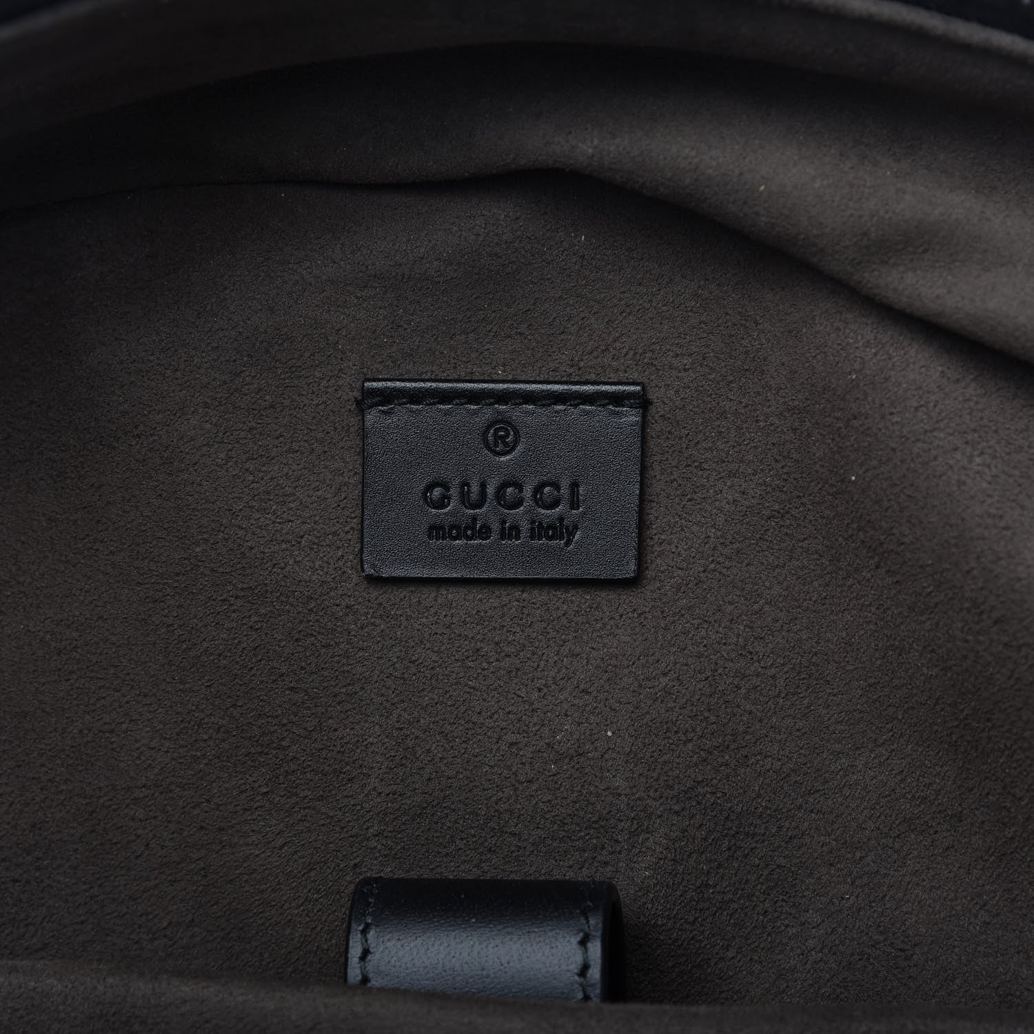 Gucci GG Supreme Monogram Medium Backpack Black 8 of 10