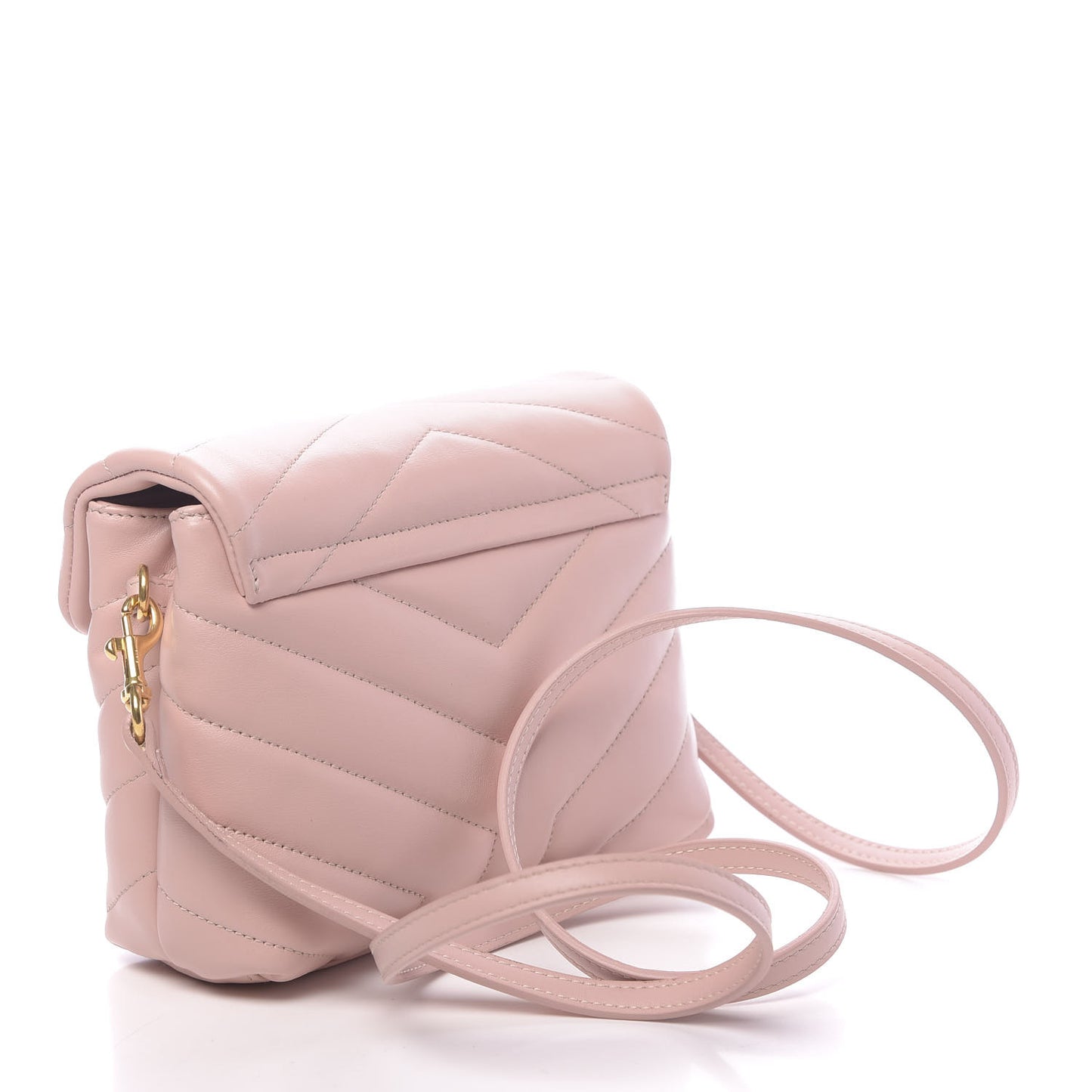 Calfskin Y Quilted Monogram Toy Loulou Crossbody Bag Tender Pink