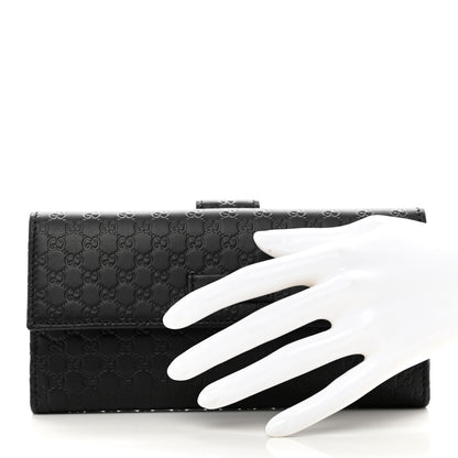 Gucci Microguccissima Continental Flap Wallet Black 2 of 9