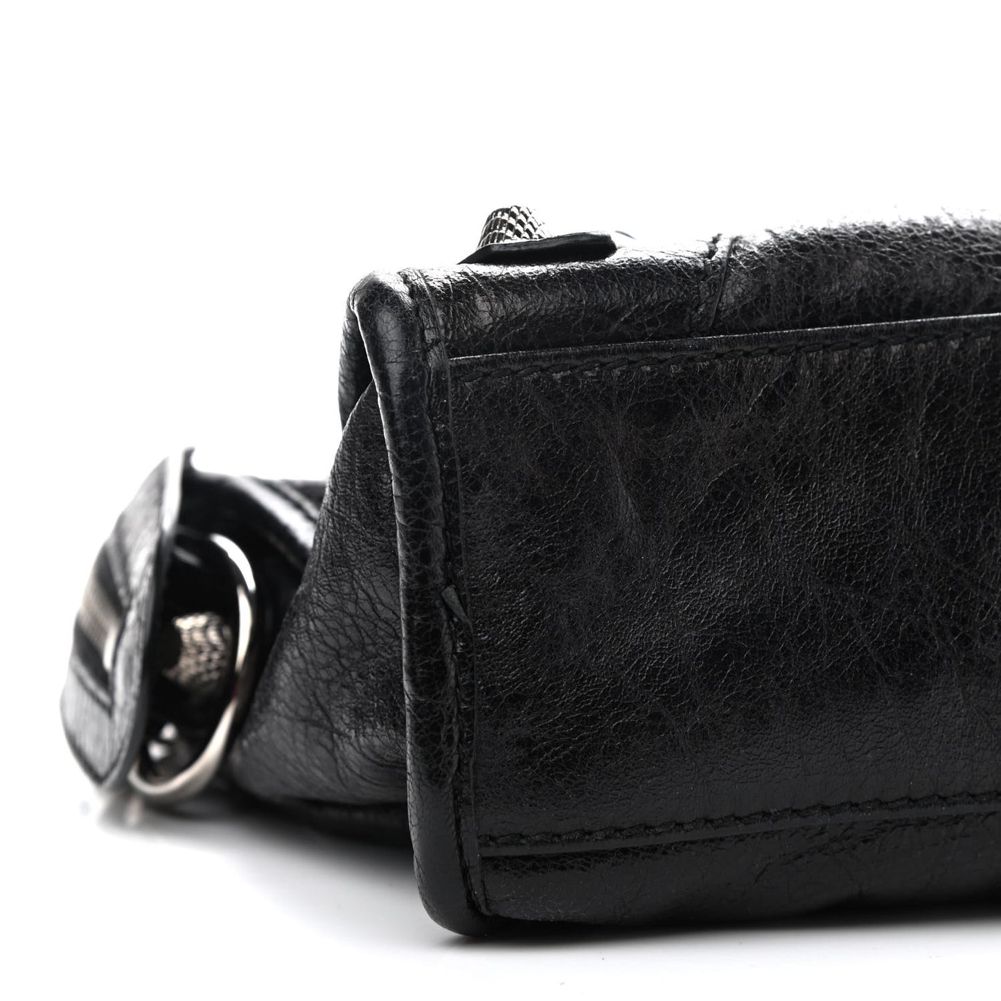 Agneau Giant 12 Silver Hardware Mini City Black