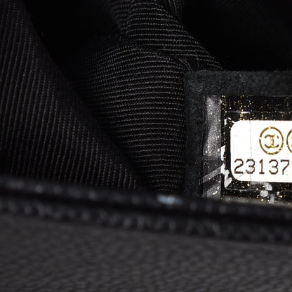 Chanel Caviar Quilted Medium Boy Flap Black 6 of 15