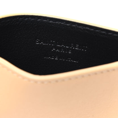 Saint Laurent Micro Raffia Monogram Uptown Chain Wallet Natural Hay Blush 11 of 13