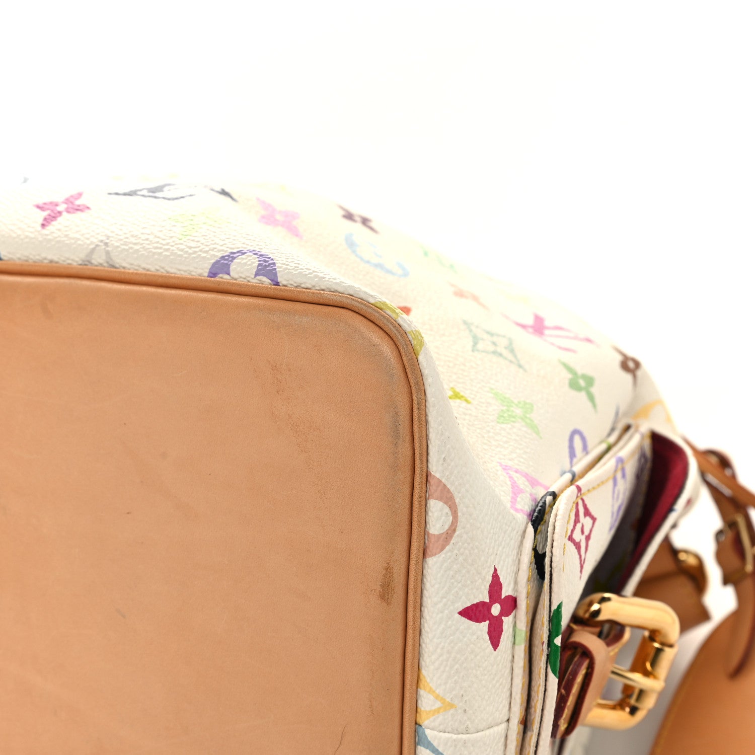 Louis Vuitton Monogram Multicolor Petit Noe White 9 of 15