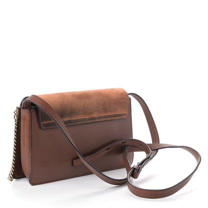 Chloe Suede Calfskin Small Faye Shoulder Bag Tobacco 2 of 4