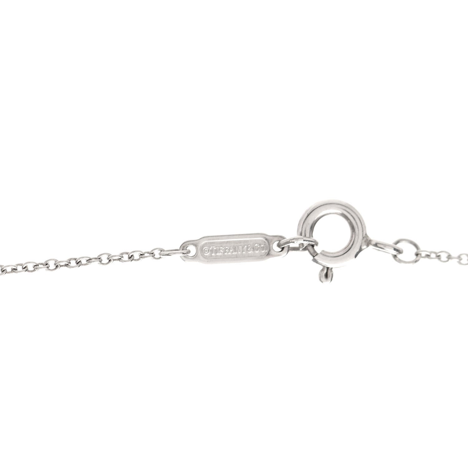 Tiffany Sterling Silver Double Heart Tag Mom Pendant Necklace 4 of 6