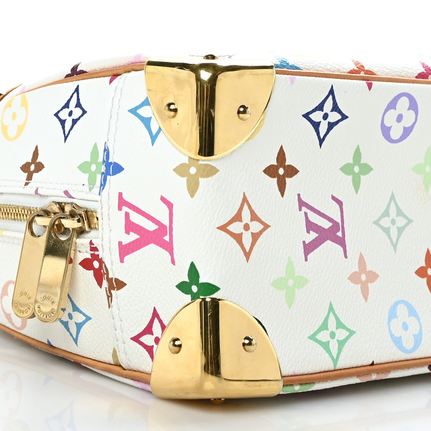 Monogram Multicolor Trouville White