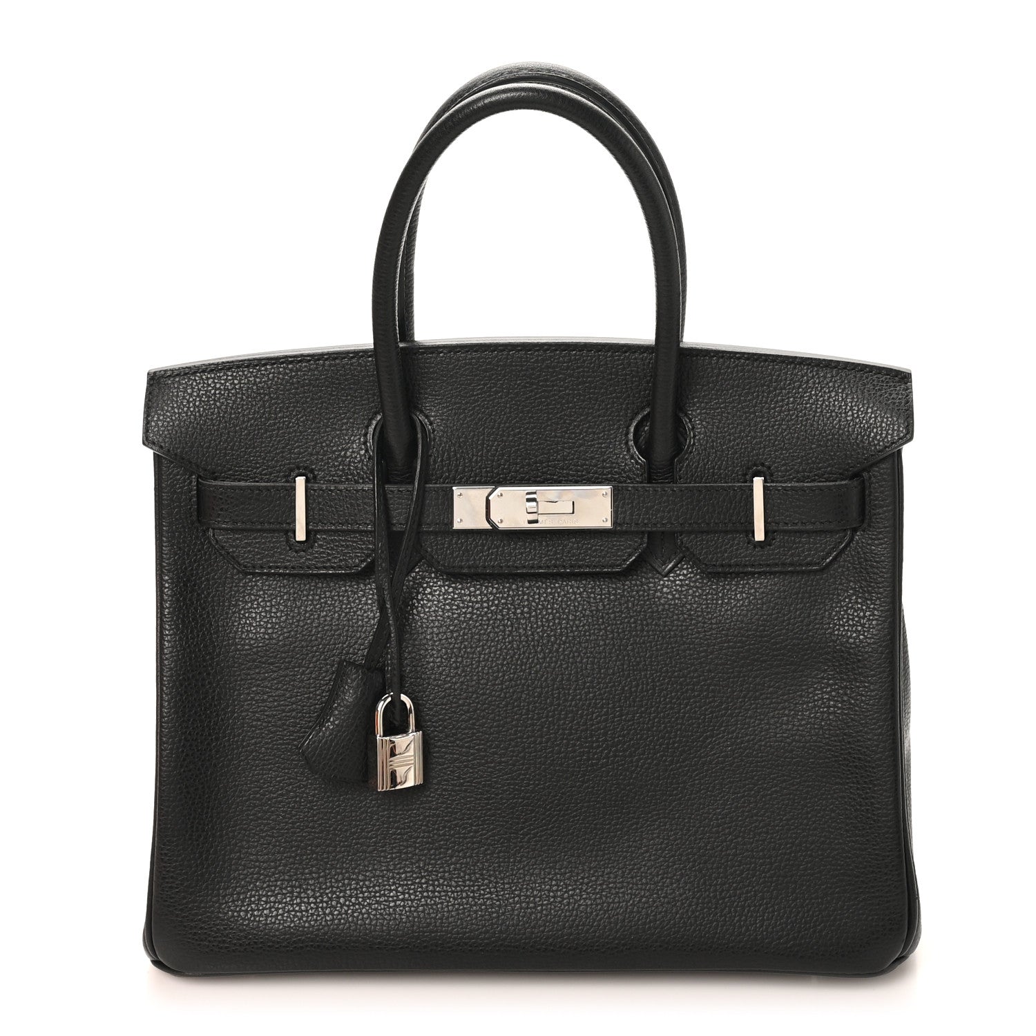 Hermes Taurillon Clemence Birkin 30 Black 2 of 19