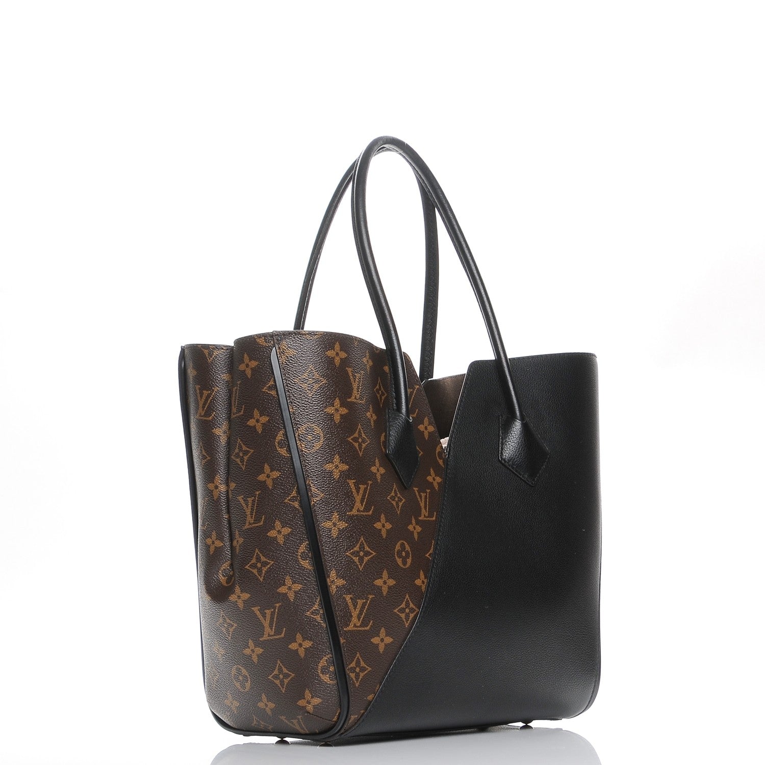 Louis Vuitton Calfskin Monogram Kimono Tote Black 3 of 7