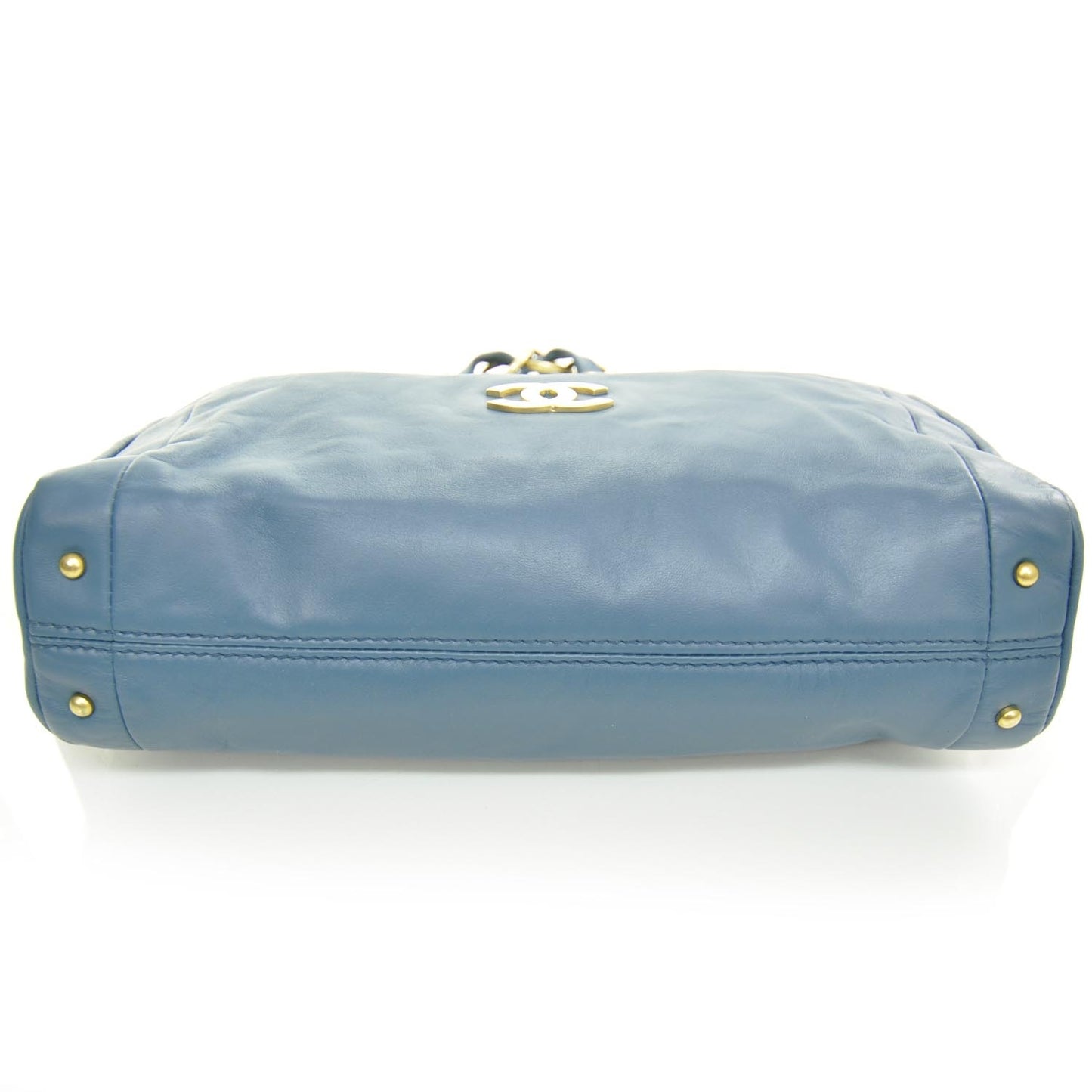 Lambskin Small Olsen Shoulder Bag Turquoise