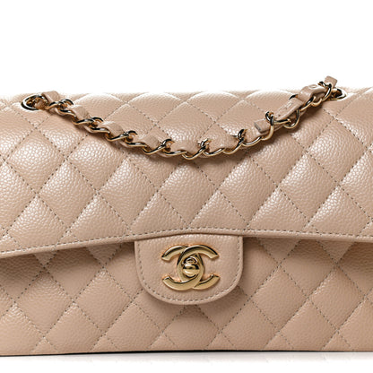 Chanel Caviar Quilted Small Double Flap Beige 7 of 11