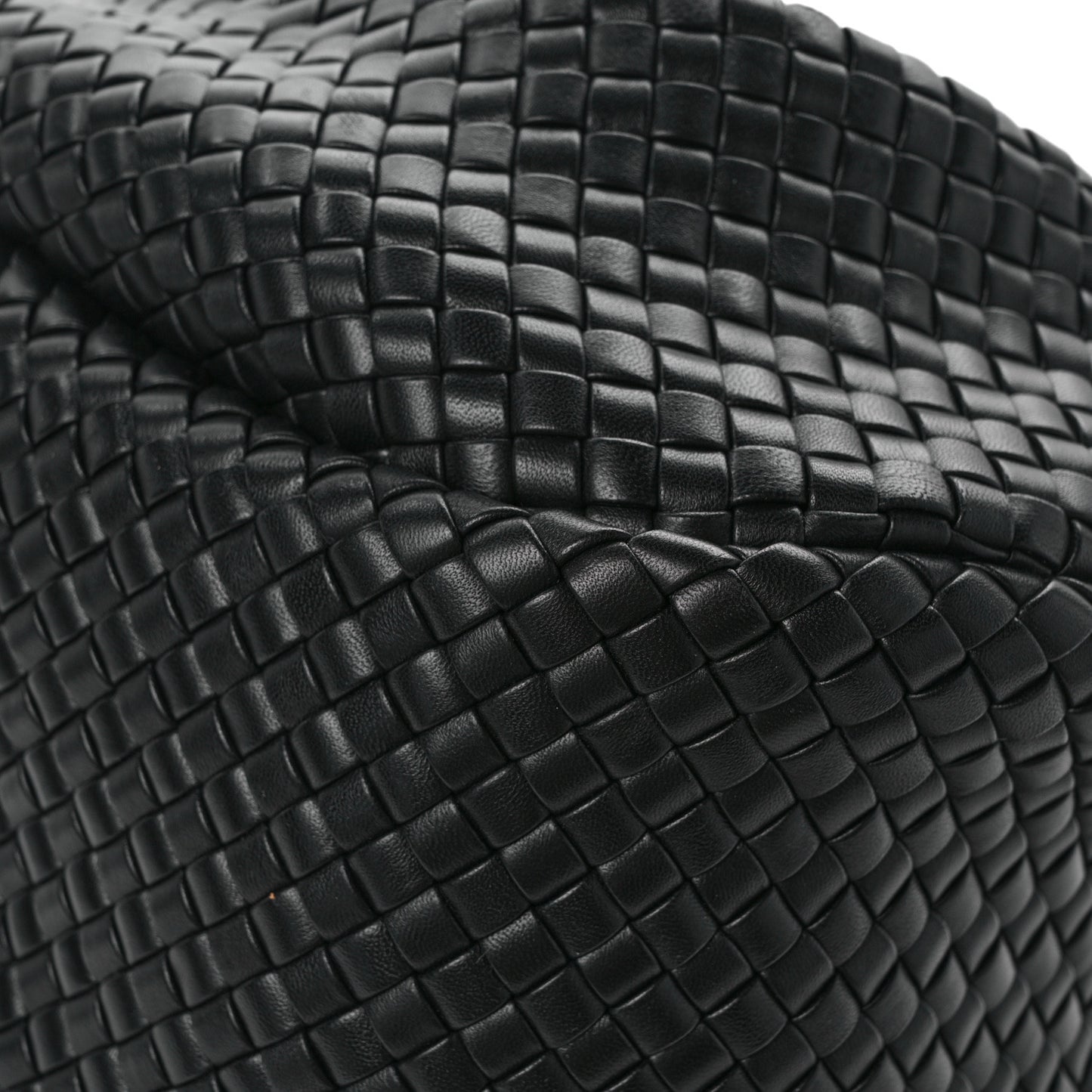 Lambskin Intrecciato Padded Jodie Black