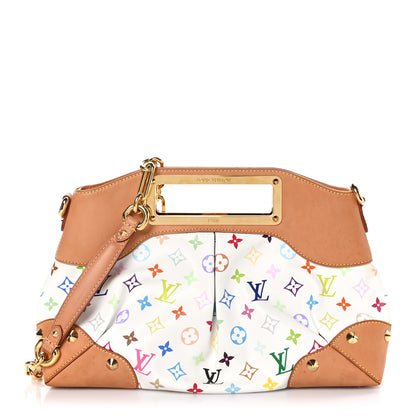 Louis Vuitton Monogram Multicolor Judy MM White 1 of 9