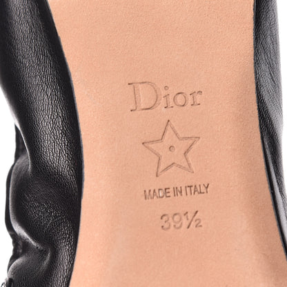 Christian Dior Lambskin Baby-D Ballerina Flats 39.5 Black 10 of 13