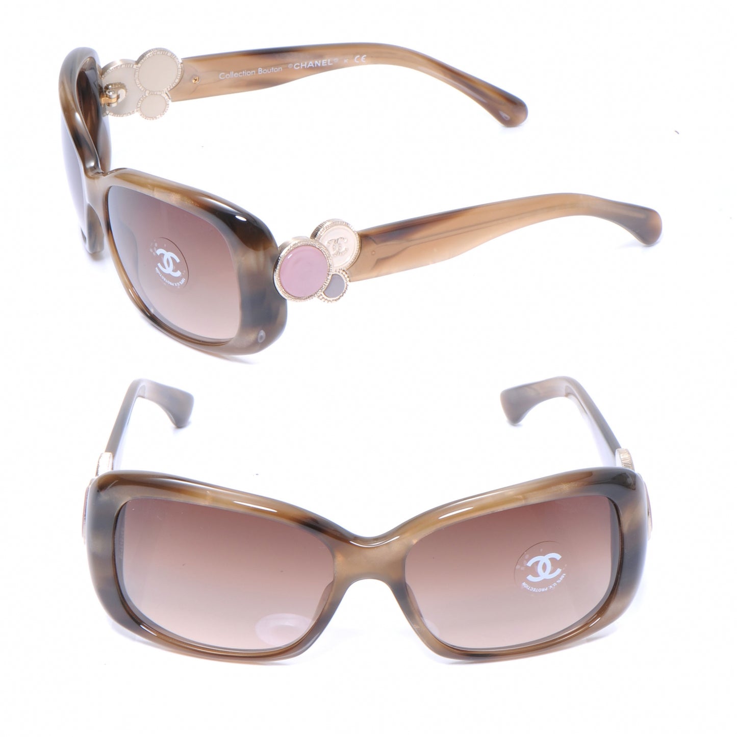 Tortoise Shell Bouton Sunglasses 5191