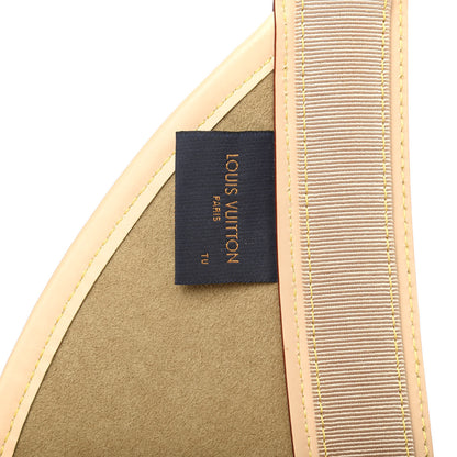 Louis Vuitton Calfskin Raffia Monogram Strawgram Visor Natural 4 of 5