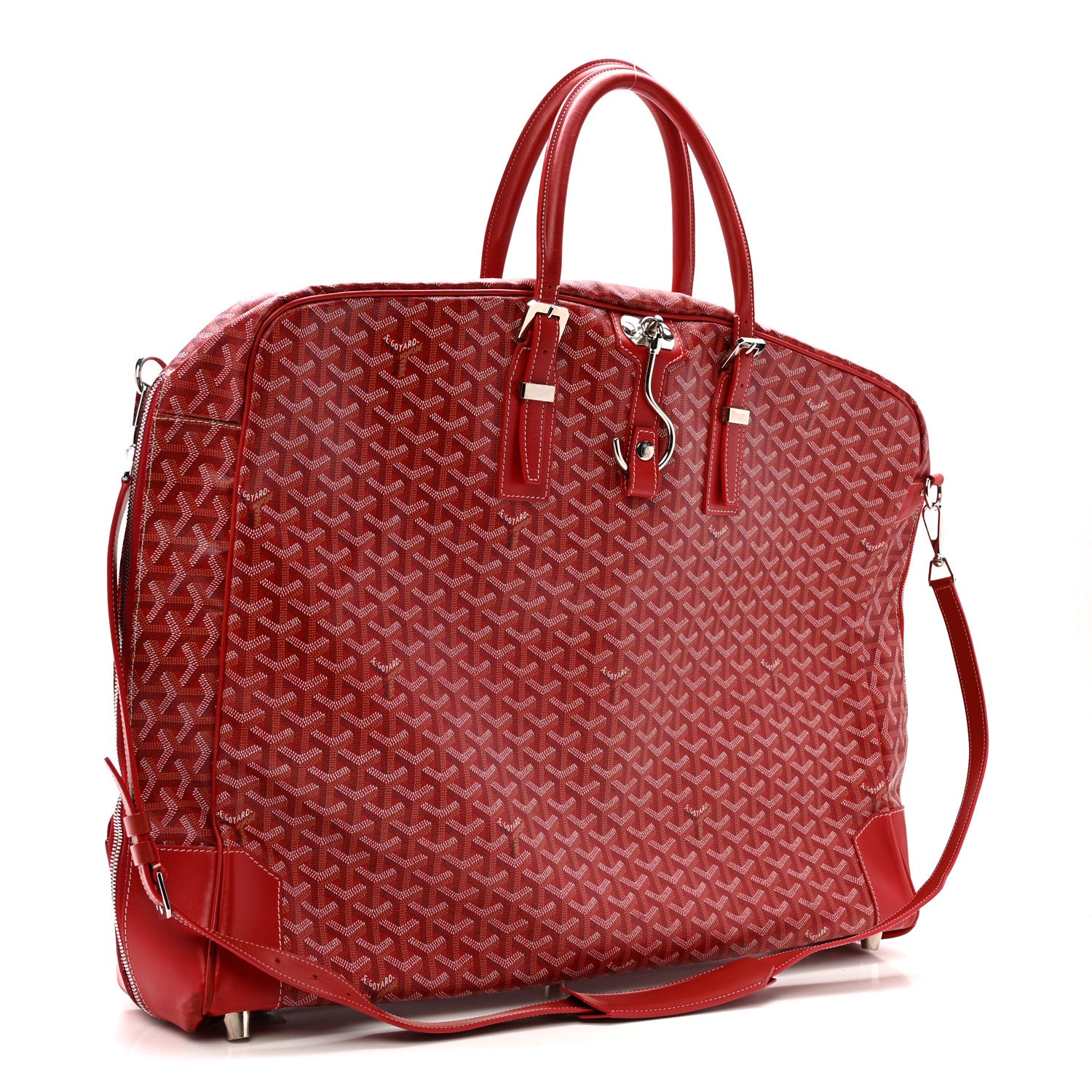 Goyard Goyardine Porte-Habits Garment Bag Red 4 of 24
