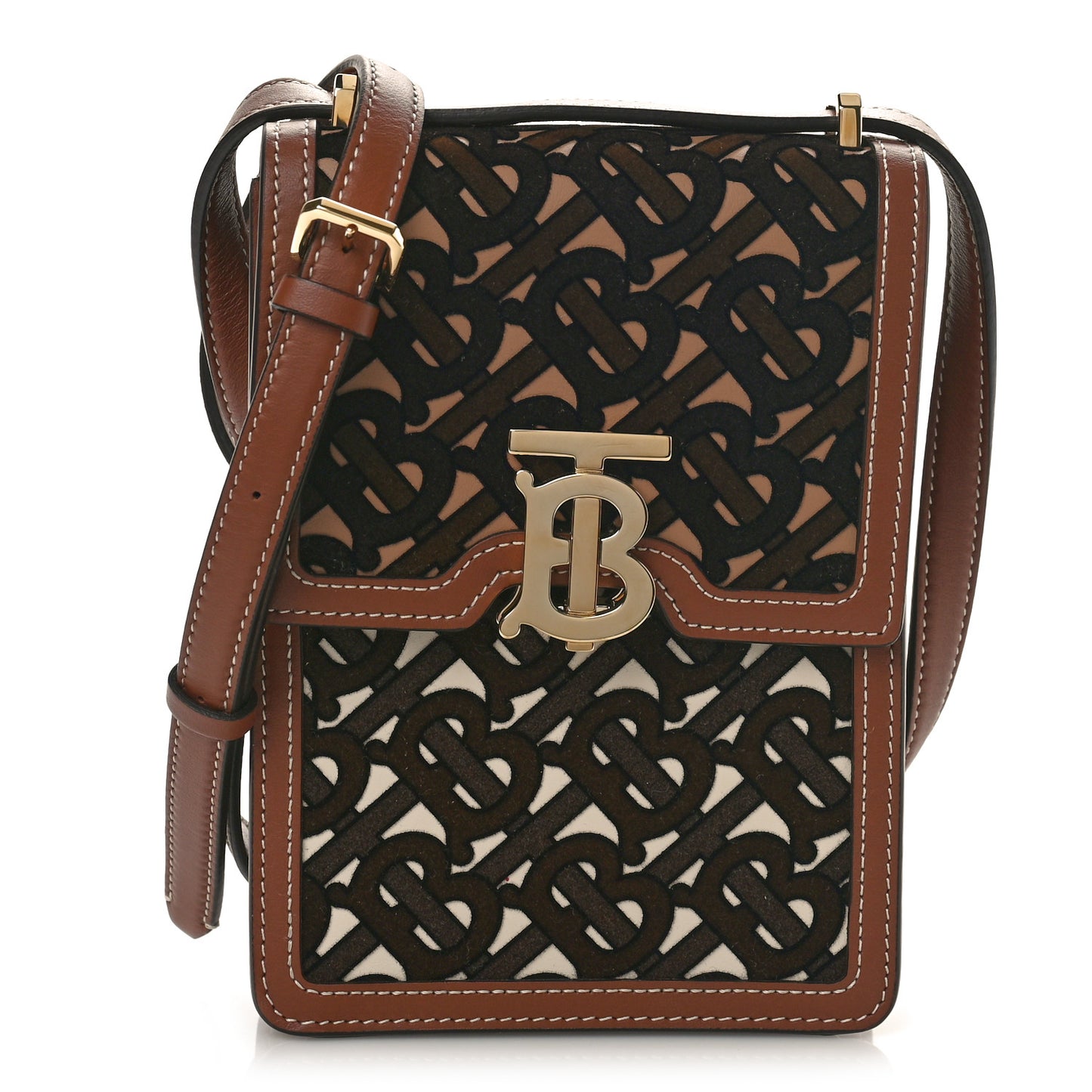 Velvet TB Mini Robin Crossbody Brown Black
