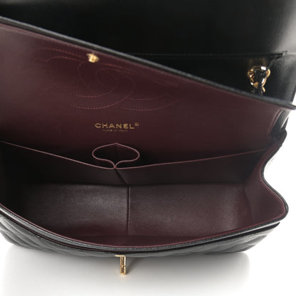 Chanel Caviar Quilted Jumbo Double Flap Black 5 of 11