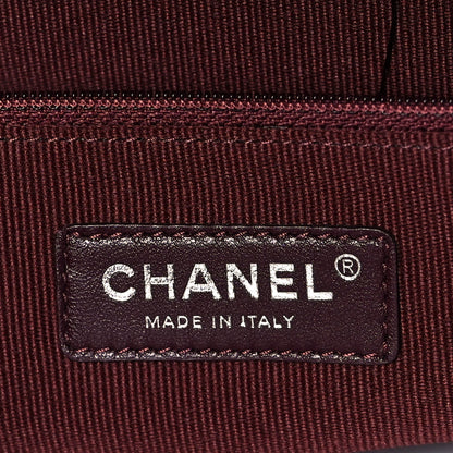 Chanel Patent Quilted Travel Bag Blue 5 of 10