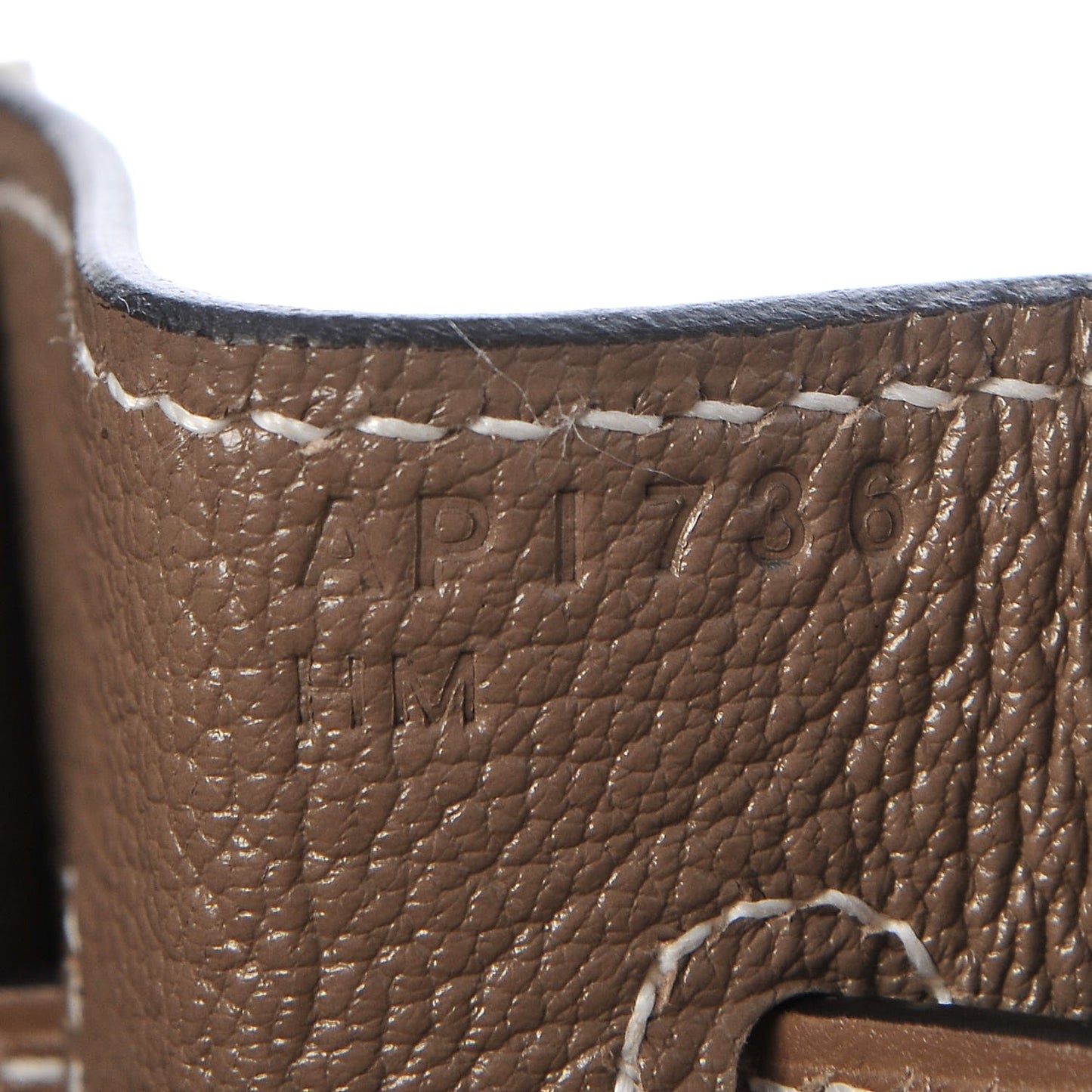 Tadelakt Sellier Kelly 32 Etoupe