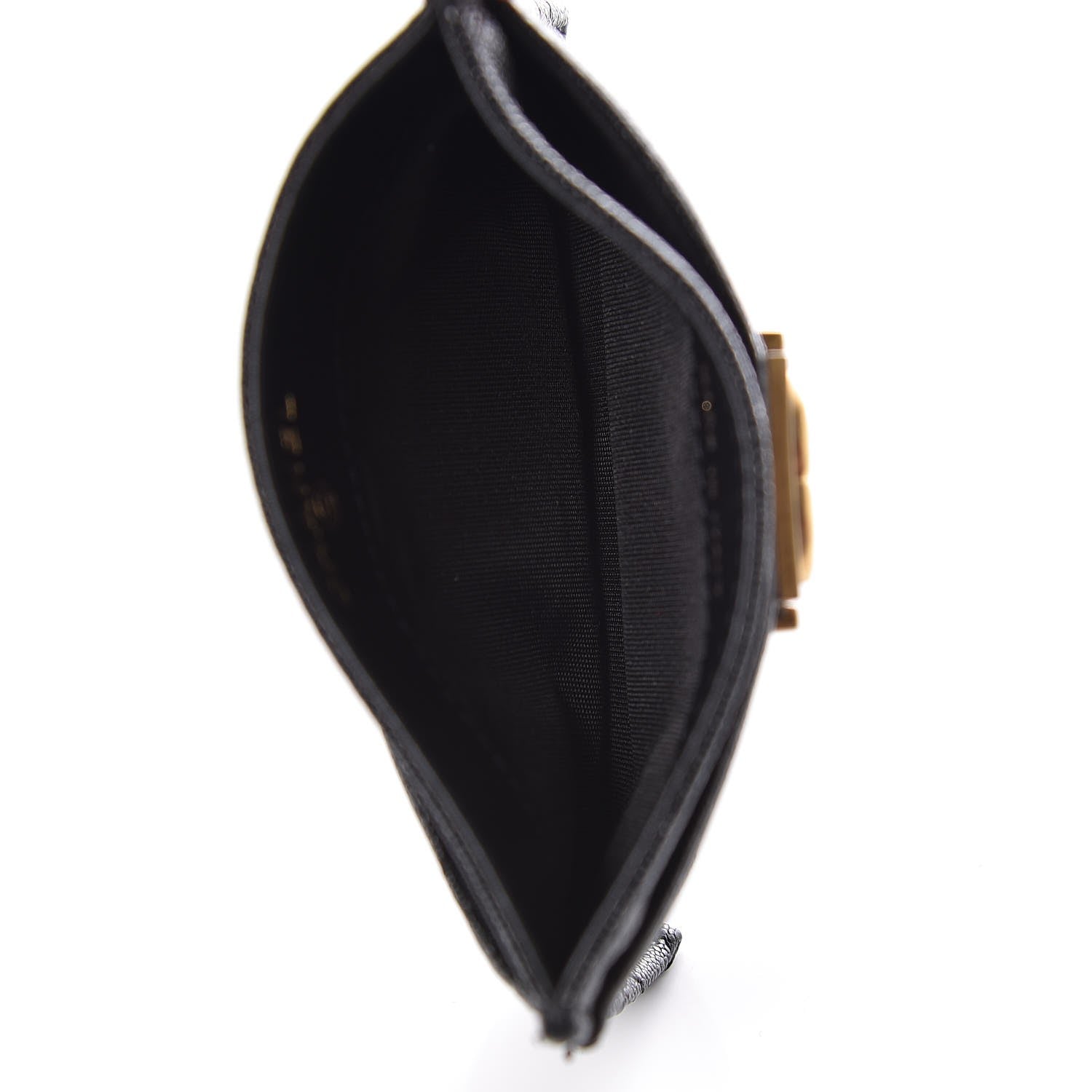 Chanel Caviar Quilted Boy Card Holder Black 5 of 9
