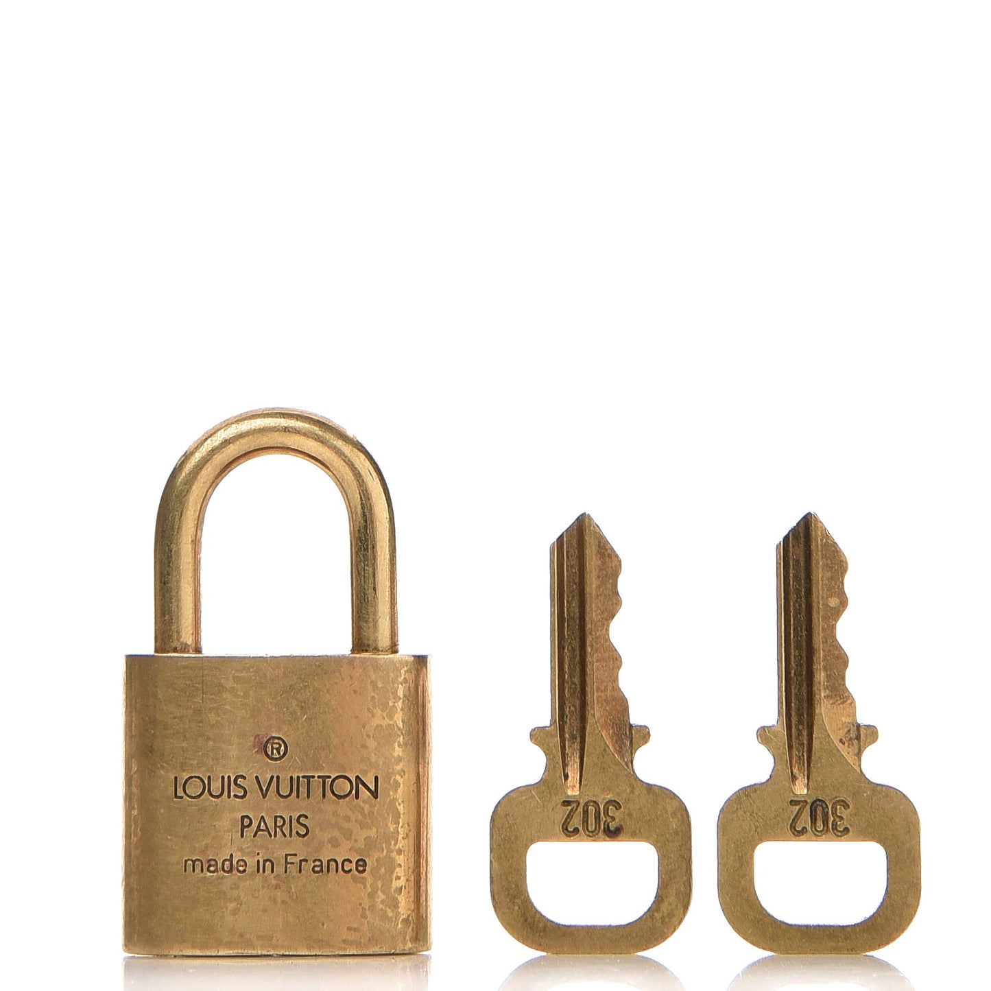 Brass Lock and Key Set #302