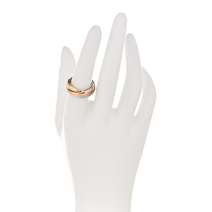 Cartier 18K Pink Yellow White Gold Classic Trinity Ring 55 7.25 2 of 4