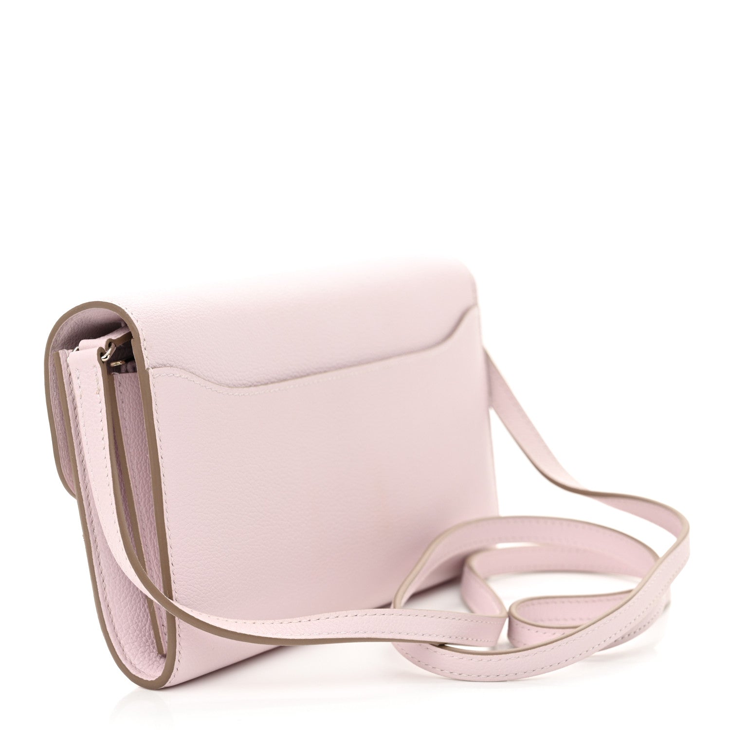 Hermes Evercolor Constance Wallet To Go Mauve Pale 3 of 11