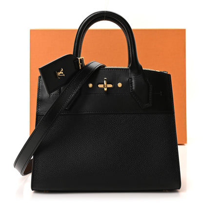 Louis Vuitton Calfskin City Steamer Mini Black 10 of 10