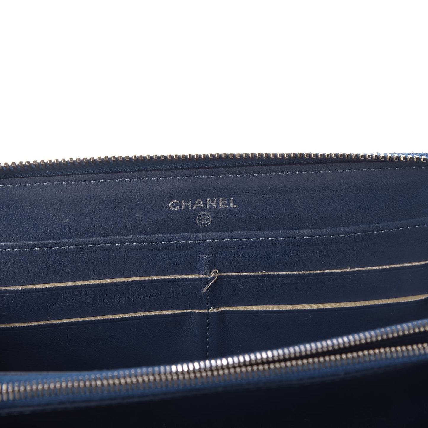 Matte Alligator Reissue Large Gusset Zip Around Wallet Blue