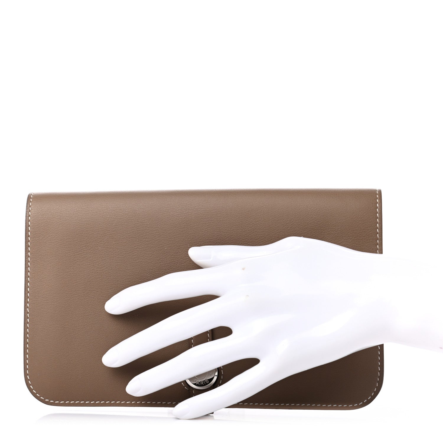 Hermes Swift Dogon Duo Wallet Etoupe 3 of 8