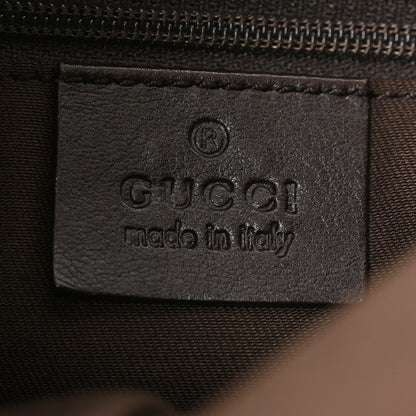 Gucci Monogram Medium New Britt Hobo Dark Brown 6 of 10