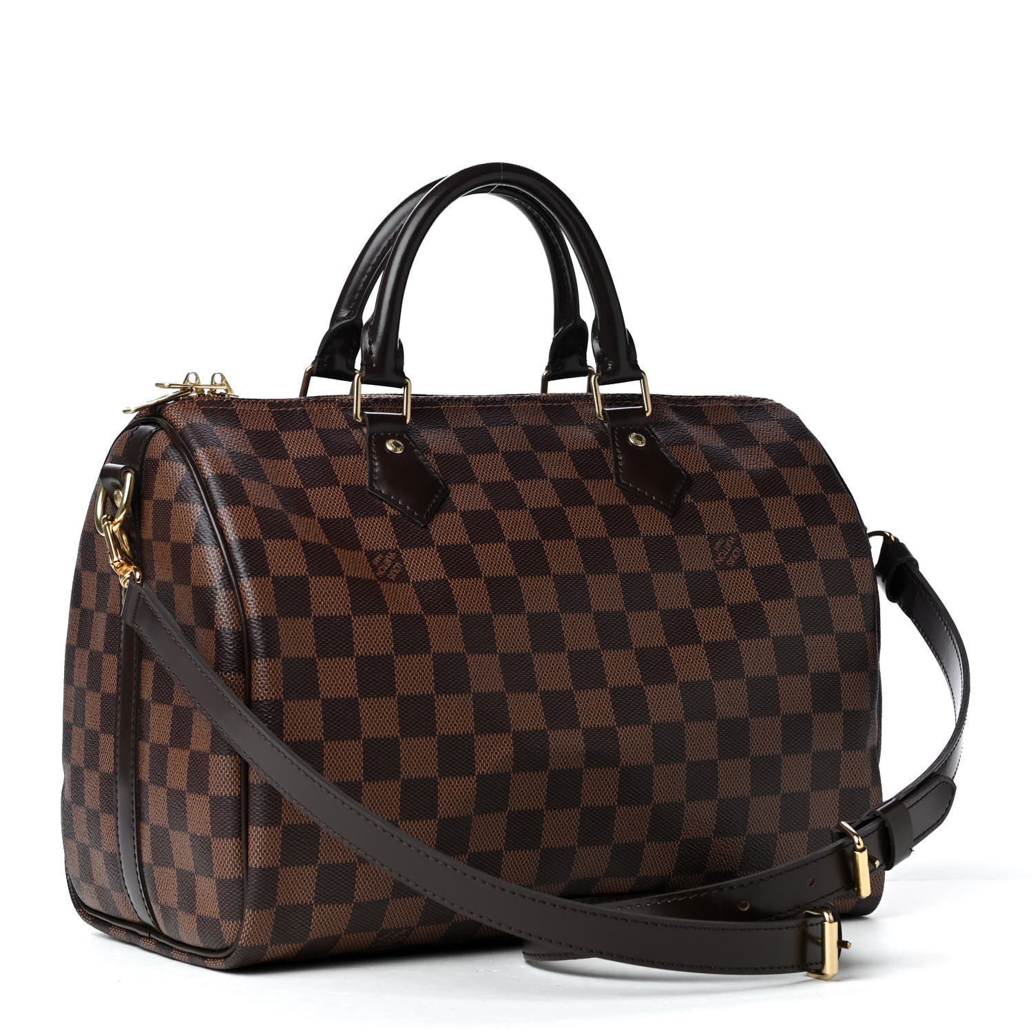 Louis Vuitton Damier Ebene Speedy Bandouliere 30 2 of 5
