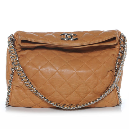 Chanel Washed Lambskin Chain Around Hobo Beige 1 of 7