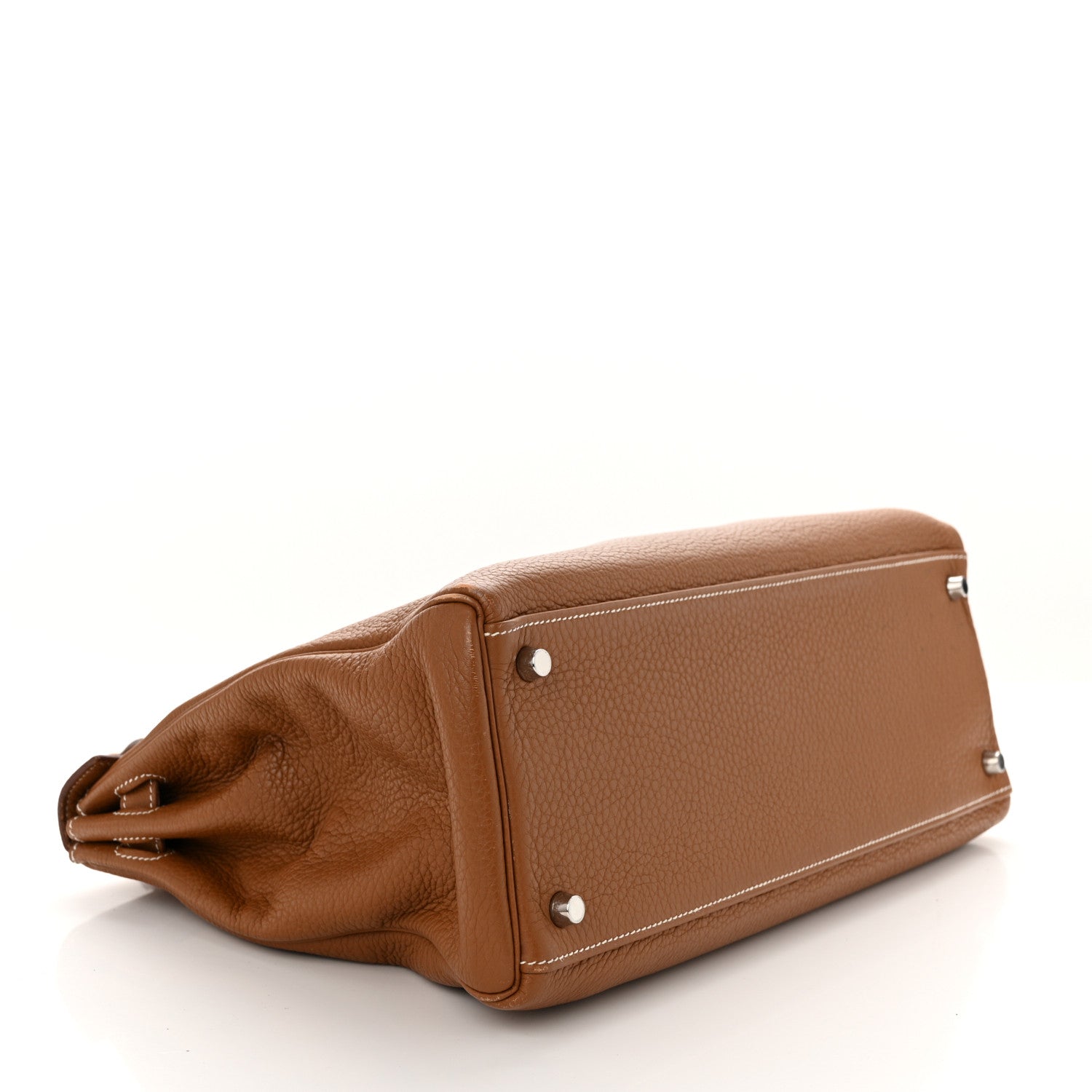 Hermes Taurillon Clemence Kelly Retourne 35 Gold 4 of 19