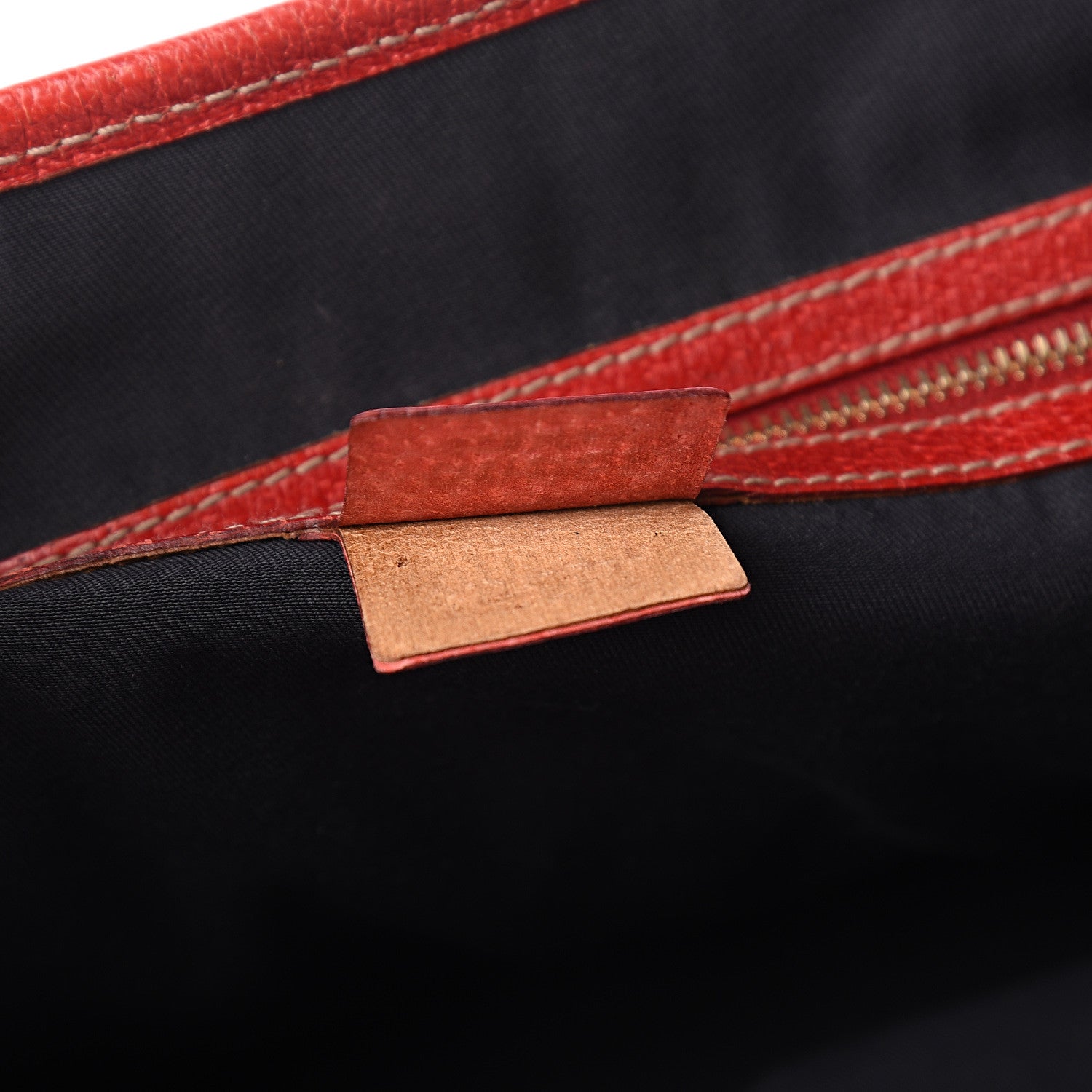 Gucci Monogram Large Jolicoeur Tote Navy Red 8 of 16