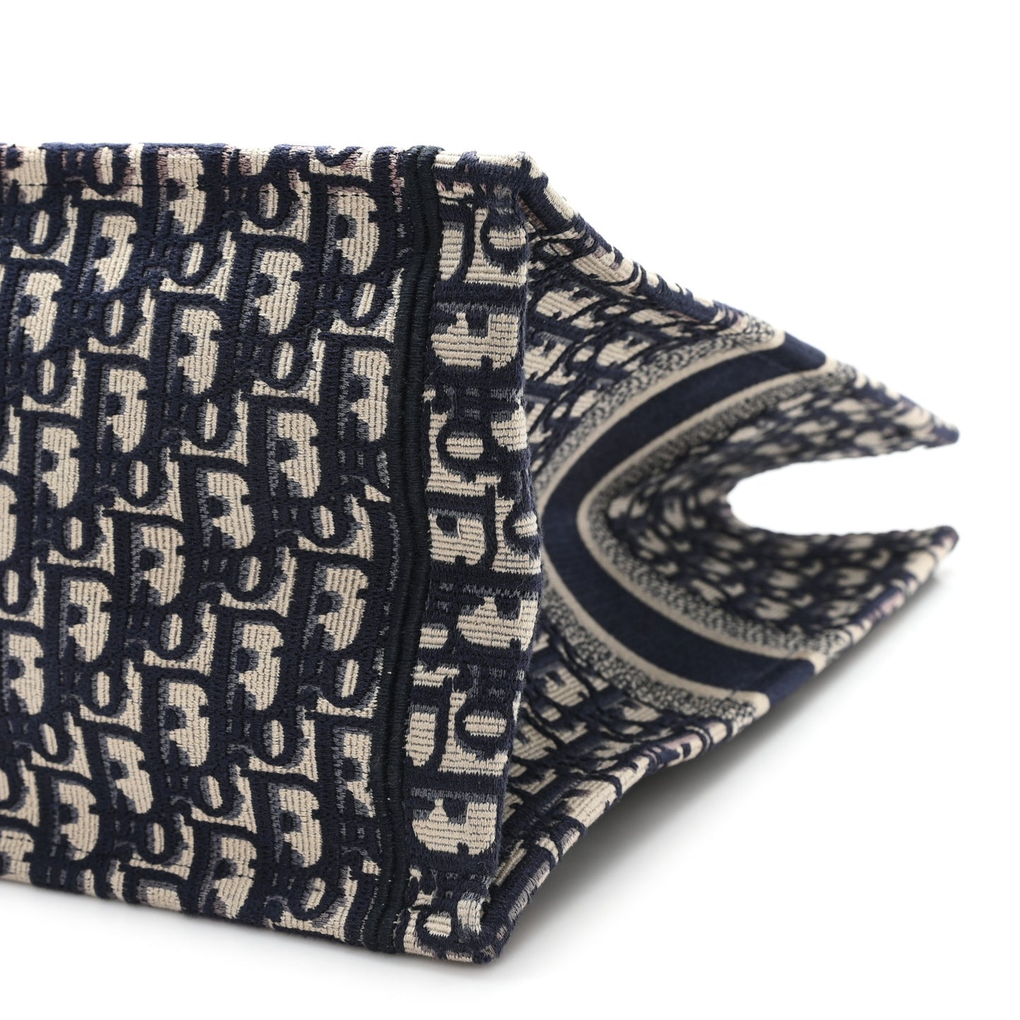 Oblique Large Book Tote Blue Multicolor