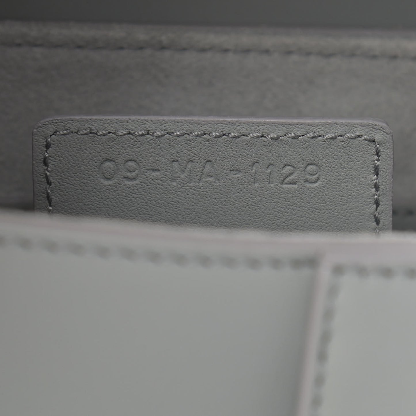 Ultra Matte Calfskin Saddle Bag Grey