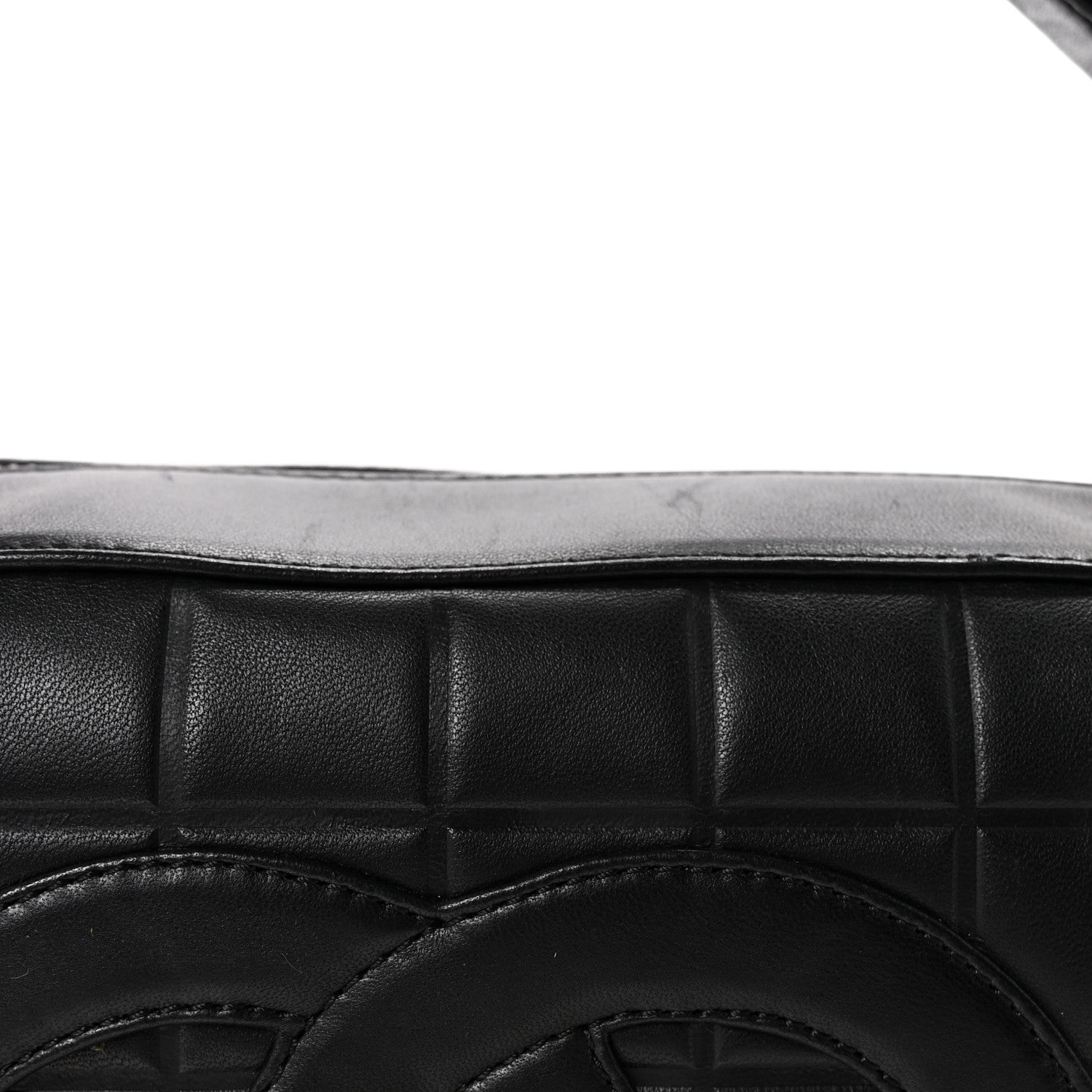 Chanel Lambskin Quilted Medium Chocolate Bar Shoulder Bag Black 7 of 10