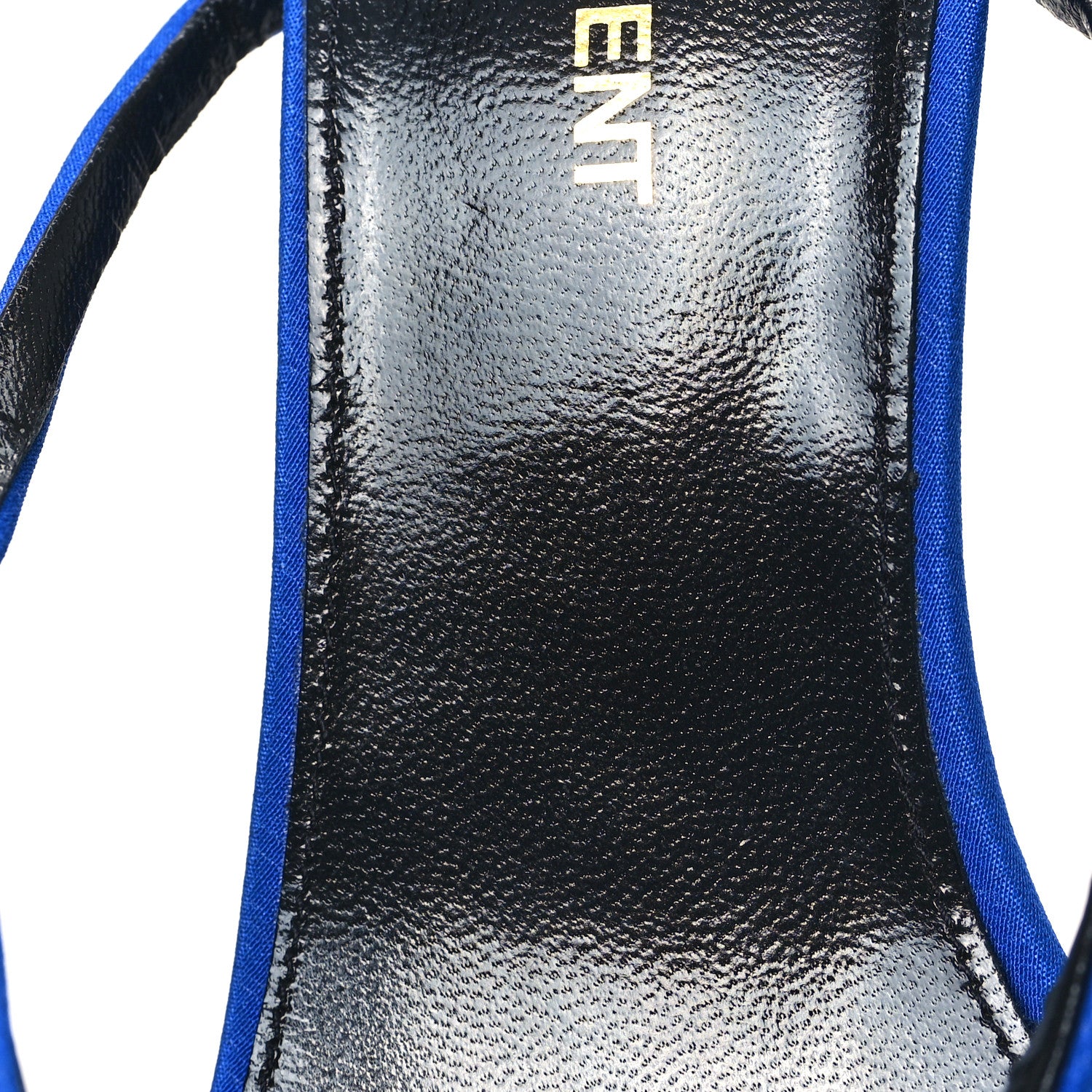 Saint Laurent Silk Crepe Baliqua 95 Sandals 37.5 Picasso Blue 9 of 9