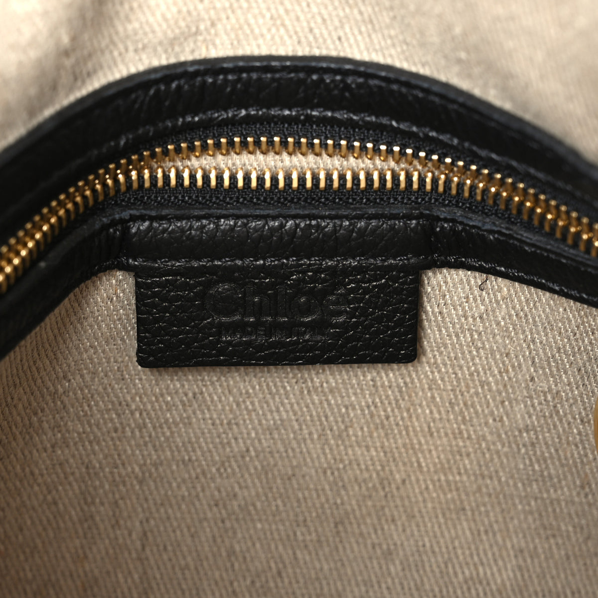Calfskin Small Marcie Satchel Black