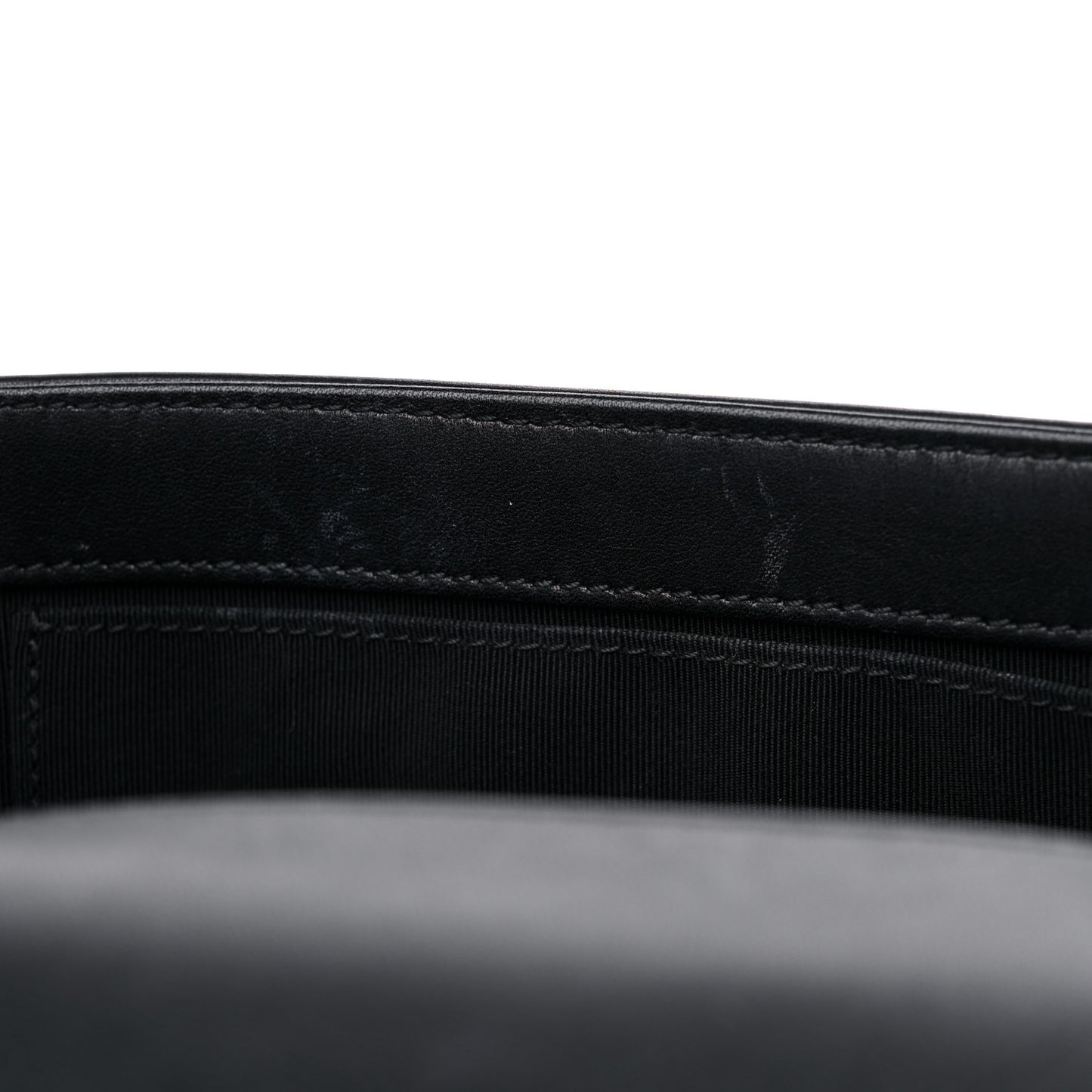 Calfskin Quilted New Medium Boy Flap Black