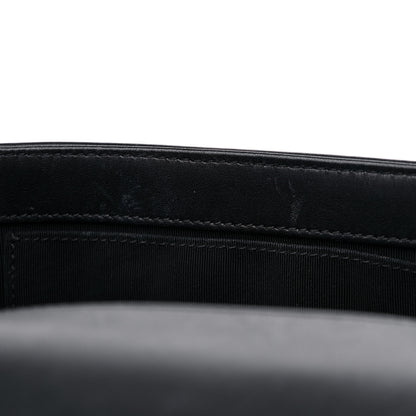 Chanel Calfskin Quilted New Medium Boy Flap Black 13 of 15