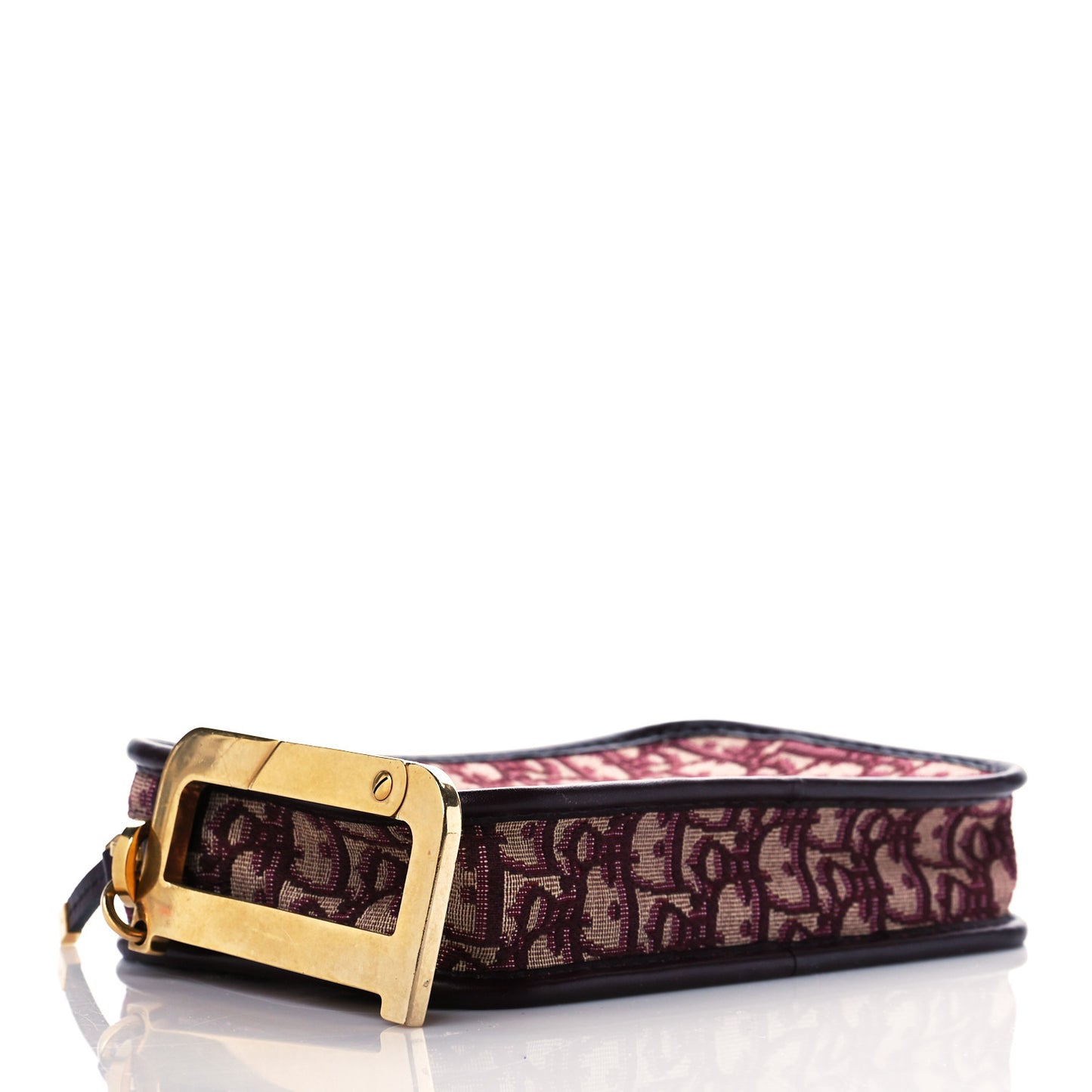 Oblique Diorquake Clutch Burgundy