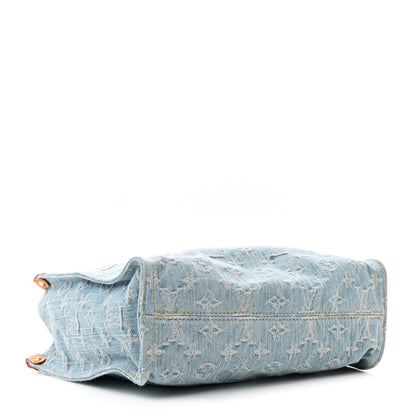 Louis Vuitton Monogram Washed Denim Let Go PM Sky Blue 4 of 9