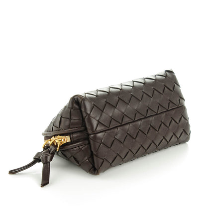 Bottega Veneta Nappa Intrecciato Cosmetic Case Ebano 4 of 8