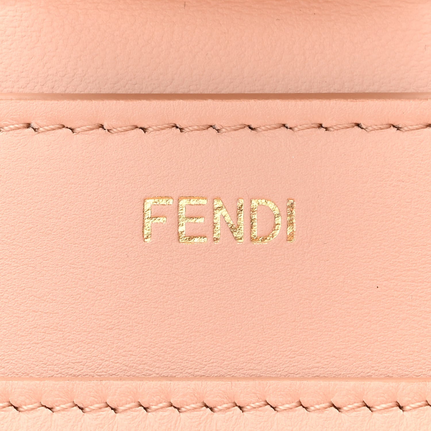 Fendi Vitello Seta Shiny Nappa Medium Peekaboo I SEE U Satchel Avocado Light Rose 7 of 12