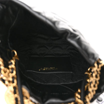 Chanel Shiny Calfskin Quilted Mini Chanel 22 Black 5 of 11