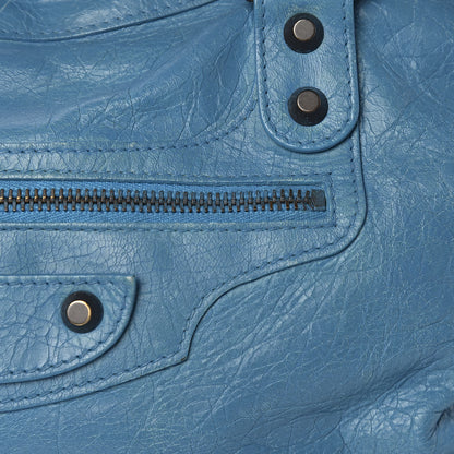 Balenciaga Agneau Classic Hardware City Bleu Paon 22 of 24