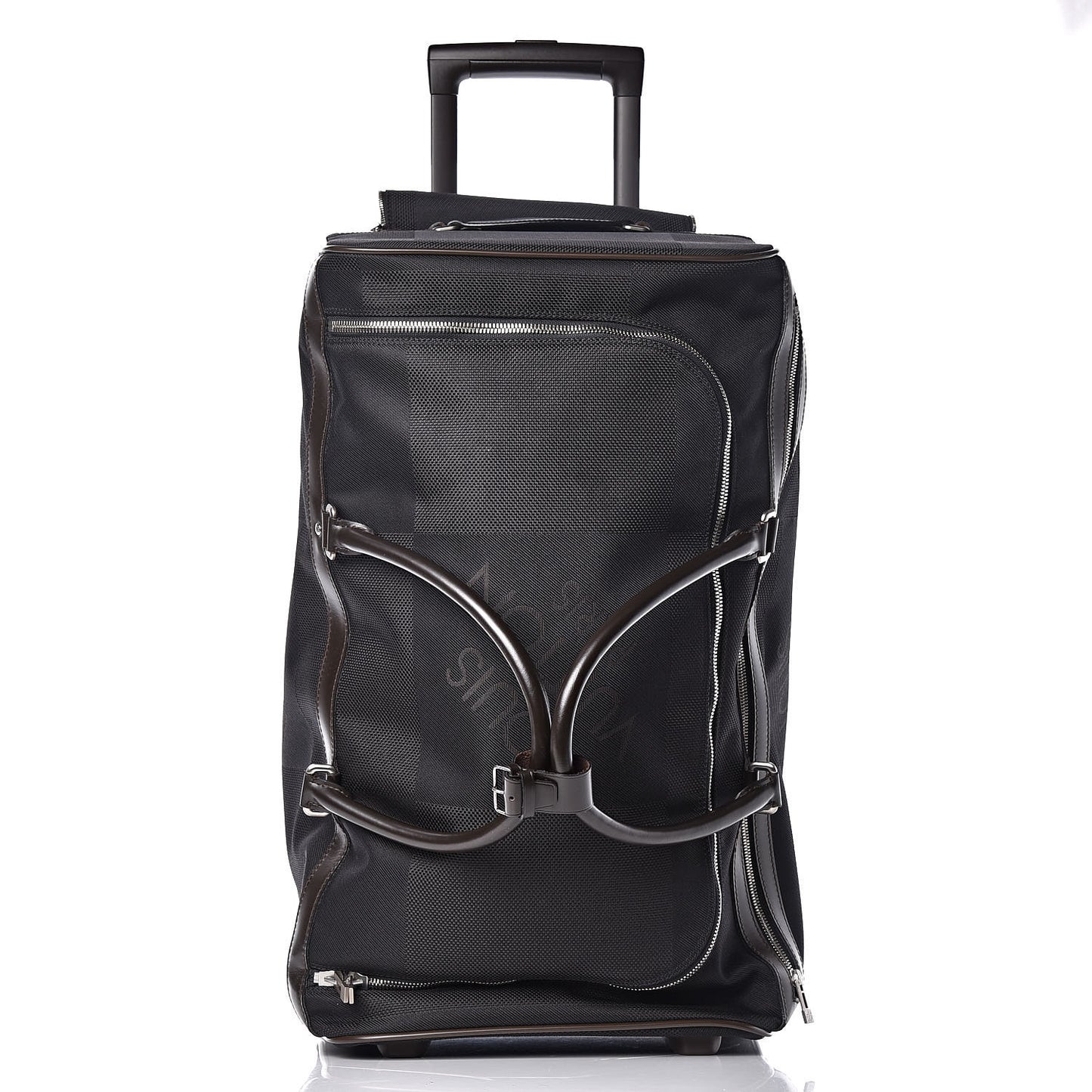 Damier Geant Eole 60 Rolling Luggage Black